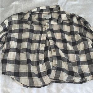 Cropped flannel